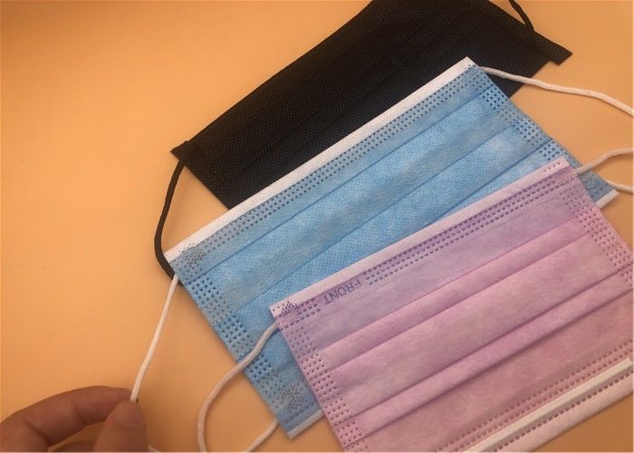 色は3つの層外科手術用マスクの単一の使用塵の防止の容易な運送をカスタマイズしました